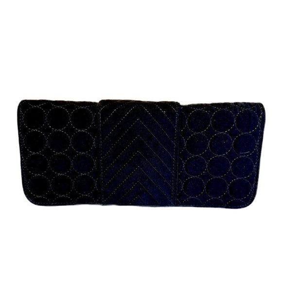 Vera Bradley Dazzle Clutch with Chain Strap in Classic Black - NWT - Picture 2 of 5